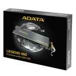 ADATA LEGEND 860 500GB PCIe Gen4 x4 M.2 2280 Solid State Drive - Image 4