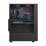 darkFlash A290 TEMPERED GLASS ATX CASE - BLACK - 3x ARGB Fans Pre-Installed - Image 3
