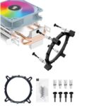 AIGO ICE 200 Pro LED Air CPU Cooler - White - Image 3