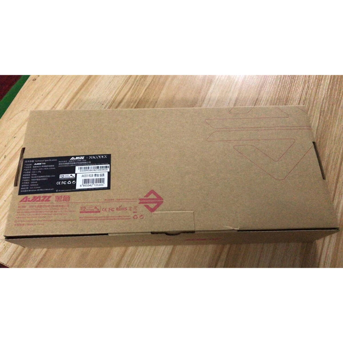 AJAZZ AK33 RGB Mechanical Gaming Keyboard Wired, 19 RGB Lighting Modes, 82 Keys Black Switch 100% Anti-Ghosting Mechanical Keyboard for Laptop, Windows, PC, Games and Work - Image 2