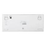 Ajazz AK820 Pro 75% Custom Mechanical Gaming Keyboard, Gasket-Mounted with TFT Smart Display & Knob, Bluetooth 5.1/2.4G Wireless/Type-C Wired (White Purple, Flying Fish Switch) - Image 2