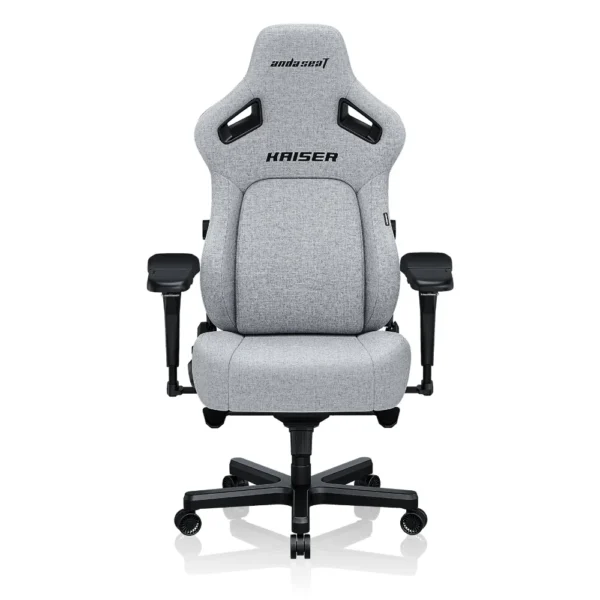 AndaSeat Kaiser 4 L Premium Fabric Gaming Chair - Ash Gray
