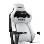 AndaSeat Kaiser 4 L Premium Leather Gaming Chair - Cloudy White - Image 6