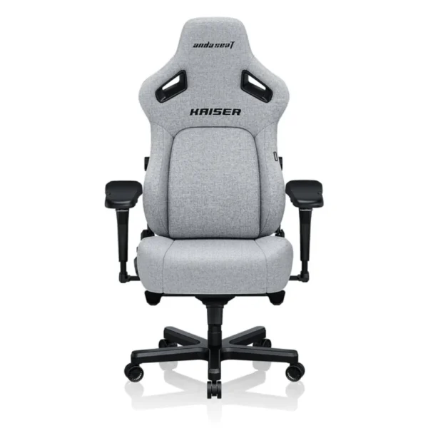 AndaSeat Kaiser 4 XL Premium Fabric Gaming Chair - Ash Gray