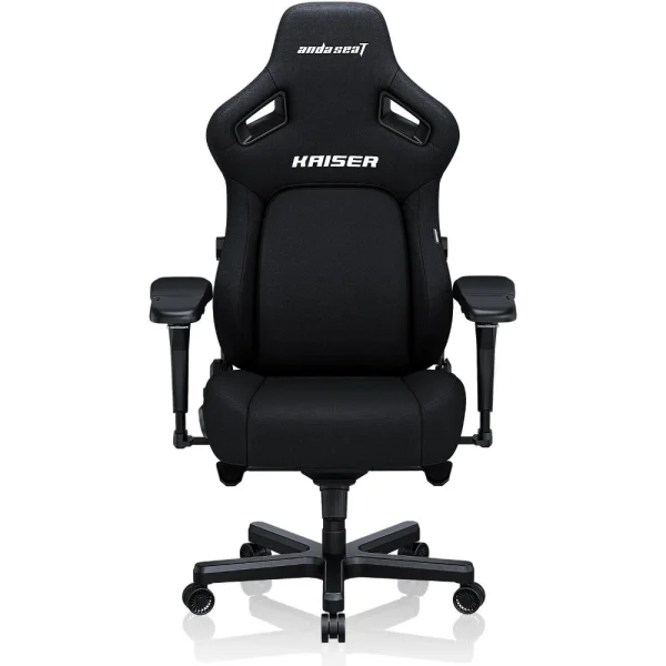 AndaSeat Kaiser 4 XL Premium Fabric Gaming Chair - Carbon Black