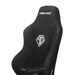 AndaSeat Phantom 3 Fabric Gaming Chairs - Large Wide Seat Gaming Chair with Lumbar Support, Comfortable Premium Video Gaming Seats with Headrest - Carbon Black with Cushion - Image 4