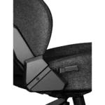 AndaSeat Phantom 3 Fabric Gaming Chairs - Large Wide Seat Gaming Chair with Lumbar Support, Comfortable Premium Video Gaming Seats with Headrest - Carbon Black with Cushion - Image 7