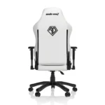 AndaSeat Phantom 3 Leather Gaming Chairs - Large Wide Seat Gaming Chair with Lumbar Support, Comfortable Premium Video Gaming Seats with Headrest - Cloudy White with Cushion - Image 3