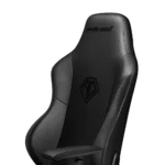 AndaSeat Phantom 3 Leather Gaming Chairs - Large Wide Seat Gaming Chair with Lumbar Support, Comfortable Premium Video Gaming Seats with Headrest - Stormy Black with Cushion - Image 4