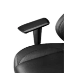 AndaSeat Phantom 3 Leather Gaming Chairs - Large Wide Seat Gaming Chair with Lumbar Support, Comfortable Premium Video Gaming Seats with Headrest - Stormy Black with Cushion - Image 5