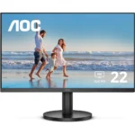 AOC 22B3HM 22in Full HD 75Hz Monitor, Adaptive-Sync, HDR Mode, for Home and Office