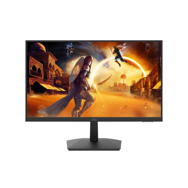 AOC 27G15N 27in 3-Sided Frameless Gaming Monitor, 1ms (MPRT), 180Hz, VA Panel, FHD (1920x1080), 6 GAME Mode, Adaptive Sync, Low Input Lag, sRGB, HDR 10, Audio Output, Low, Flicker free, (Adjustments: Swivel & Tilt), (Display Port & HDMI Input) & Vesa Mount