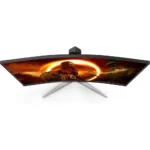 AOC C27G2Z 27in Curved Ultra-Fast Gaming Monitor, IPS, FHD 1080p, 0.5ms 240Hz, FreeSync Premium, HDMI/DP/VGA, Height Adjustable - Image 2