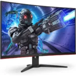 AOC C32G2ZE 32in Curved Gaming Monitor, Full HD 1920x1080, VA, 0.5ms 240Hz, AMD FreeSync Premium, DP/HDMI/VGA - Image 4