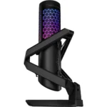 ASUS C501 ROG Carnyx USB Gaming Microphone (25mm Condenser Capsule, 192kHz/24-bit, Cardioid, high-Pass Filter, Built-in pop Filter, Metal Shock Mount, one-Touch Mute, USB, Aura Sync RGB) - Black - Image 3