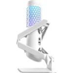 ASUS C501 ROG Carnyx USB Gaming Microphone (25mm Condenser Capsule, 192kHz/24-bit, Cardioid, high-Pass Filter, Built-in pop Filter, Metal Shock Mount, one-Touch Mute, USB, Aura Sync RGB) - White - Image 3