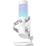 ASUS C501 ROG Carnyx USB Gaming Microphone (25mm Condenser Capsule, 192kHz/24-bit, Cardioid, high-Pass Filter, Built-in pop Filter, Metal Shock Mount, one-Touch Mute, USB, Aura Sync RGB) - White - Image 2