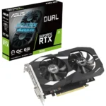 ASUS Dual NVIDIA GeForce RTX 3050 6GB OC Gaming Graphics Card, PCIe 4.0, 6GB GDDR6 Memory, HDMI 2.1, DisplayPort 1.4a, 2-Slot Design, Axial-tech Fan Design, 0dB Technology, Steel Bracket