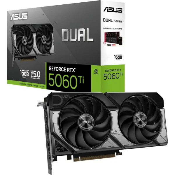 ASUS Dual GeForce RTX 5060 Ti 16GB GDDR7 Gaming Graphics Card
