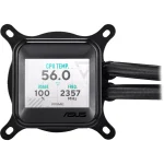 ASUS Prime LC 360 ARGB 2.3in LCD AIO CPU Liquid Cooler, Real-time System Monitoring, High-performance Asetek Pump, Sleeved Tubing, Daisy-chainable Pre-installed ARGB Fans, Support Intel LGA 1851/1700/1200/115X and AMD AM5/AM4 - Image 6