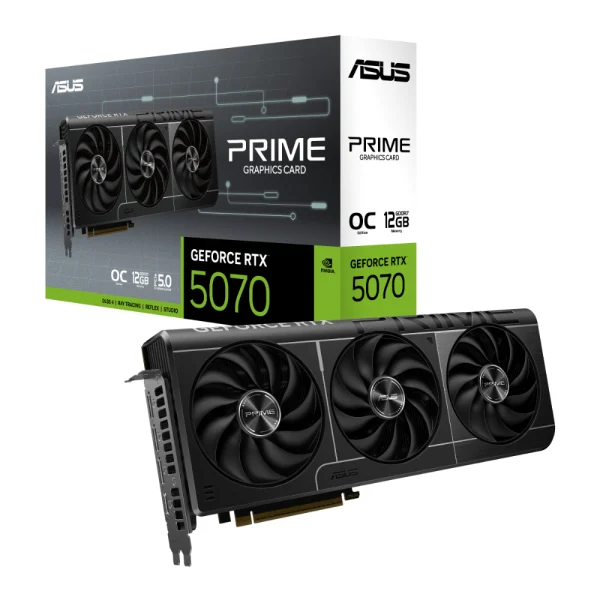ASUS PRIME GeForce RTX 5070 12GB GDDR7 OC  Gaming Graphics Card