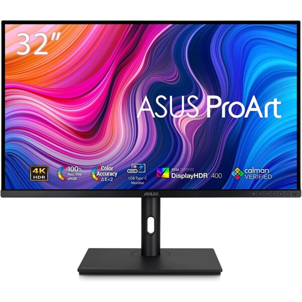 ASUS ProArt Display PA329CV 32in 4K HDR Monitor - UHD (3840 x 2160), IPS, 100% sRGB/Rec.709, ΔE < 2, Calman Verified