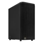 ASUS ProArt PA401 Wood Edition ATX Mid-Tower Gaming Case, Metal Panel, 2x 160mm/1x 120mm Pre-installed Fans - Black