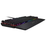 ASUS RA05 TUF K3 Gaming Mechanical Keyboard for PC | Programmable Onboard Memory | Dedicated Media Controls, Aura Sync RGB Lighting | Detachable Magnetic Wrist Rest | Highly Durable | Linear Red Switches | Black - Image 4
