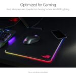 ASUS NH01 ROG Balteus Qi Vertical Gaming Mouse Pad with Wireless Qi Charging Zone - Image 3