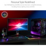 ASUS NH01 ROG Balteus Qi Vertical Gaming Mouse Pad with Wireless Qi Charging Zone - Image 4