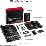 ASUS ROG Crosshair X870E Hero WiFi AM5 ATX Motherboard, Advanced AI PC Ready, 18+2+2 Power Stages, DDR5, PCIe 5.0, 5x M.2, Wi-Fi 7, USB4, AI Overclocking, Core Flex, PCIe Slot Q-Release Slim - Image 5