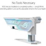 ASUS ROG Herculx XH01 Graphics Card Holder - White - Image 4