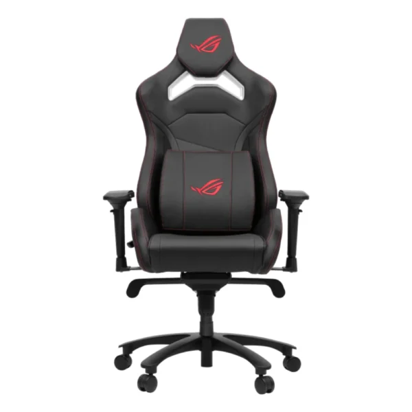ASUS ROG SL301C Chariot X Core Gaming Chair, Racing-Car Style, Adjustable Headrest, Lumber Support, 4D Armrests, Tilt Mechanism, Class 4 Gas Lift, Premium PU Leather