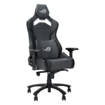ASUS ROG SL301C Chariot X Core Gaming Chair, Racing-Car Style, Adjustable Headrest, Lumber Support, 4D Armrests, Tilt Mechanism, Class 4 Gas Lift, Premium PU Leather - Grey - Image 2