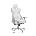 ASUS ROG SL301C Chariot X Core Gaming Chair, Racing-Car Style, Adjustable Headrest, Lumber Support, 4D Armrests, Tilt Mechanism, Class 4 Gas Lift, Premium PU Leather - White - Image 2