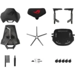 ASUS ROG SL400 Destrier Ergo Gaming Chair, Futuristic Cyborg Aesthetic, Seat Adjustments, Mobile Gaming Arm Support Mode, Acoustic Panel - Image 7
