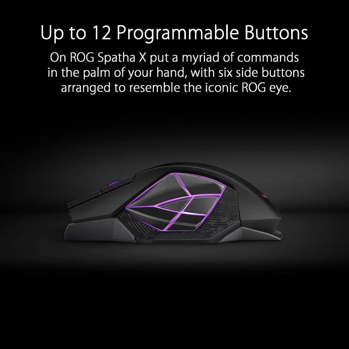 ASUS ROG P707 Spatha X Wireless Gaming Mouse - Image 3