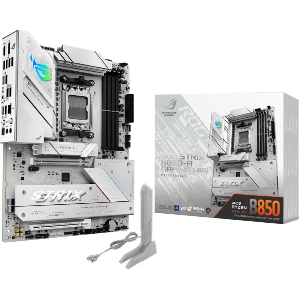 ASUS ROG STRIX B850-A GAMING WIFI DDR5 AM5 ATX Motherboard Supports AMD Ryzen 7000/8000/9000 Series Processors