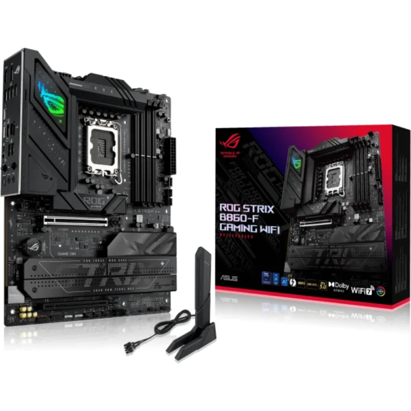 ASUS ROG STRIX B860-F GAMING WIFI DDR5 LGA1851 ATX Motherboard Supports Intel Core Ultra Processors