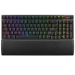 ASUS ROG Strix X901 Scope II 96 Wireless Gaming Keyboard, Tri-Mode Connection, Dampening Foam & Switch-Dampening Pads, Hot-Swappable Pre-lubed ROG NX Storm Clicky Switches, ABS Keycaps, RGB - Black