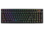 ASUS ROG Strix X901 Scope II 96 Wireless Gaming Keyboard, Tri-Mode Connection, Dampening Foam & Switch-Dampening Pads, Hot-Swappable Pre-lubed ROG NX Storm Clicky Switches, ABS Keycaps, RGB - Black - Image 4