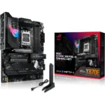 ASUS ROG Strix X870E-E Gaming WiFi AM5 ATX Motherboard, 18+2+2 Power Stages, Dynamic OC Switcher, Core Flex, DDR5 AEMP, WiFi 7, 5x M.2, PCIe 5.0, Q-Release Slim, USB4, AI OCing & Networking