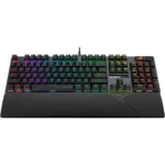 ASUS ROG Strix XA11 Scope II Gaming Keyboard, Pre-lubed ROG NX Snow Linear Mechanical Switches, Sound-dampening Foam, PBT Doubleshot Keycaps, Streaming Hotkeys, Multi-Function Controls, Wrist Rest - Image 3