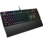 ASUS ROG Strix XA11 Scope II Gaming Keyboard, Pre-lubed ROG NX Snow Linear Mechanical Switches, Sound-dampening Foam, PBT Doubleshot Keycaps, Streaming Hotkeys, Multi-Function Controls, Wrist Rest - Image 4