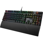 ASUS ROG Strix XA11 Scope II Gaming Keyboard, Pre-lubed ROG NX Snow Linear Mechanical Switches, Sound-dampening Foam, PBT Doubleshot Keycaps, Streaming Hotkeys, Multi-Function Controls, Wrist Rest - Image 5