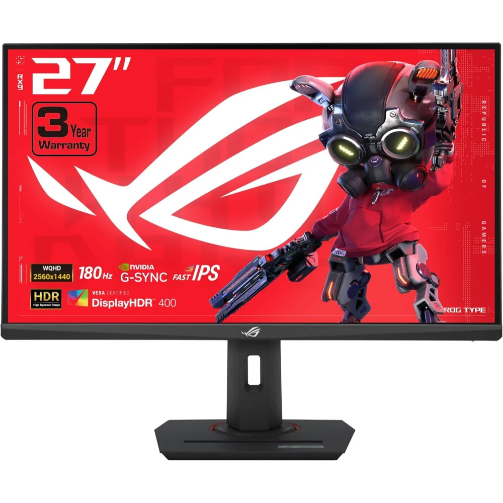 asus-rog-strix-xg27acs-27-qhd-gaming-monitor-1.webp ASUS ROG Strix XG27ACS 27in QHD (2560x1440) HDR400 USB-C Gaming Monitor, 180Hz,1ms, Fast IPS, 133% sRGB, Extreme Low Motion Blur Sync, G-Sync Compatible, DisplayWidget, Tripod Socket - Image 1