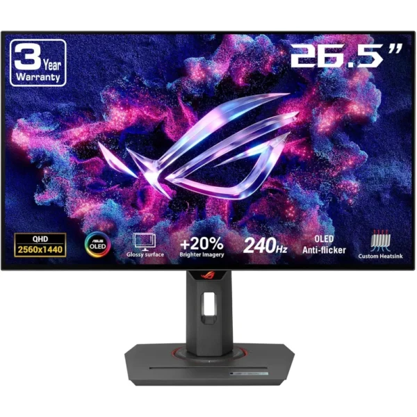 ASUS ROG Strix XG27AQDMG 27in 1440P OLED Gaming Monitor, QHD, 240Hz, 0.03ms, G-SYNC Compatible, 99% DCI-P3, DisplayWidget