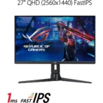 ASUS ROG Strix XG27AQMR Gaming Monitor, 27-inch, 2K QHD (2560x1440), Fast IPS, 300Hz (above 144Hz), 1 ms GTG, G-Sync compatible, Variable Overdrive, ELMB Sync, DisplayHDR 600 - Image 2