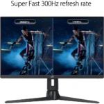 ASUS ROG Strix XG27AQMR Gaming Monitor, 27-inch, 2K QHD (2560x1440), Fast IPS, 300Hz (above 144Hz), 1 ms GTG, G-Sync compatible, Variable Overdrive, ELMB Sync, DisplayHDR 600 - Image 3