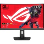 ASUS ROG Strix XG32WCMS 32in 1440P USB-C Curved HDR400 Gaming Monitor, QHD (2560x1440), 280Hz, 1ms, Fast VA, Extreme Low Motion Blur Sync, DisplayWidget, Tripod Socket, AI Gaming